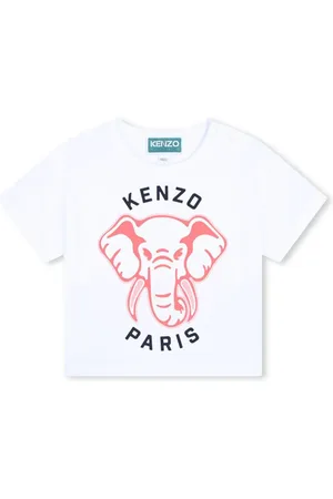 Kenzo Elephant-print organic cotton T-shirt