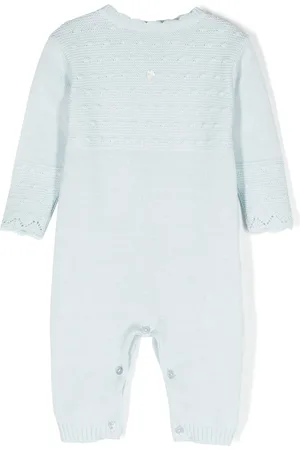 PATACHOU Crochet-knit cotton romper