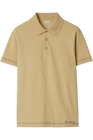 Burberry Logo-embroidered polo shirt