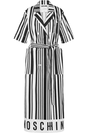 Moschino Barcode-print cotton dress