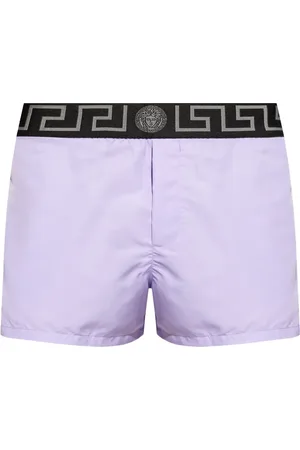 VERSACE Greca Border swim shorts