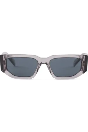 Prada Triangle-logo rectangle-frame sunglasses