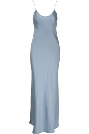 NILI LOTAN Cami silk-satin midi dress