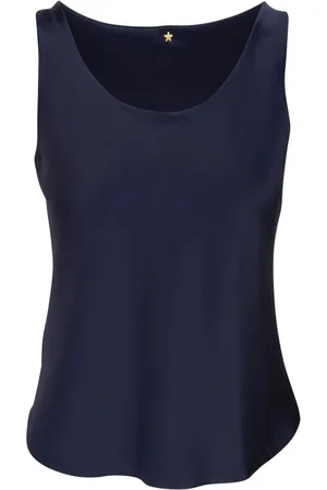 PETER COHEN Silk tank top