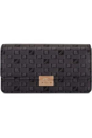 MOREAU Gigi logo-print clutch bag