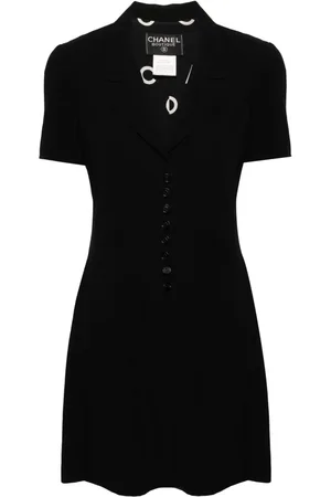 CHANEL 1997 A-line silk dress
