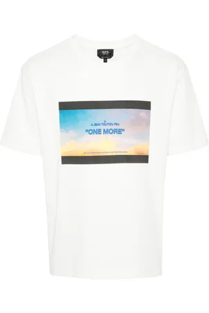 A.P.C. Graphic-print cotton T-shirt