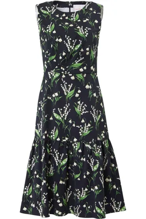 Carolina Herrera Floral-print silk midi dress