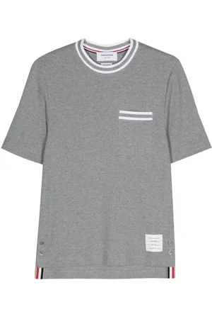 Thom Browne Pointelle cotton blend T-shirt