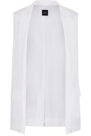 Armani Exchange Shawl-lapel open-front waistcoat