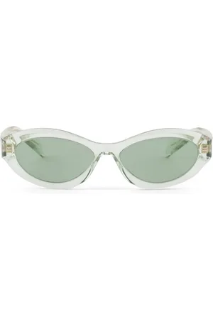 Prada Symbole oval-frame sunglasses