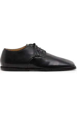 MARSÈLL Square-toe leather derby shoes