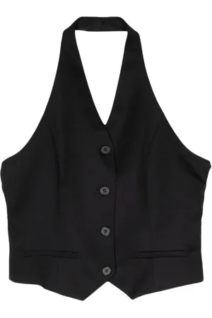 LVIR Halterneck wool vest