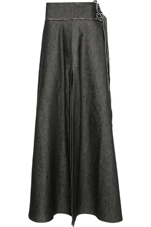 MLGA Distressed denim skirt