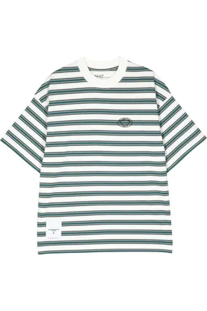 Izzue Striped logo t-shirt
