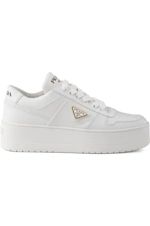 Prada Downtown Bold leather sneakers