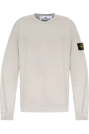 Stone Island Compass-badge cotton sweatshirt
