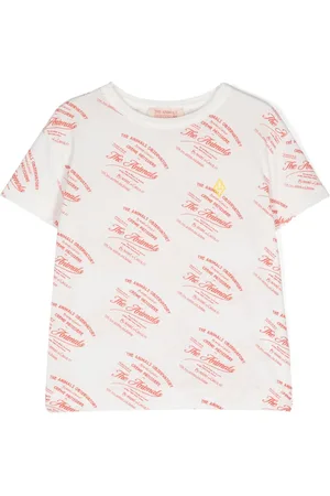 The Animals Observatory Logo-print cotton T-shirt