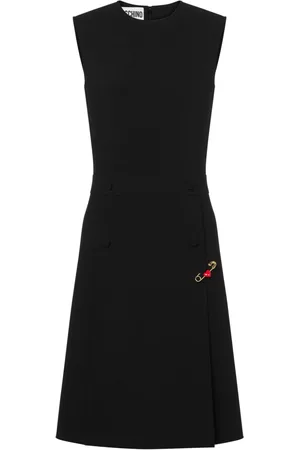 Moschino Safety pin-detail sleeveless dress