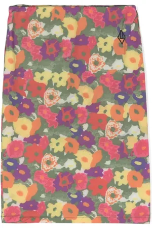 The Animals Observatory Anaconda floral-print skirt