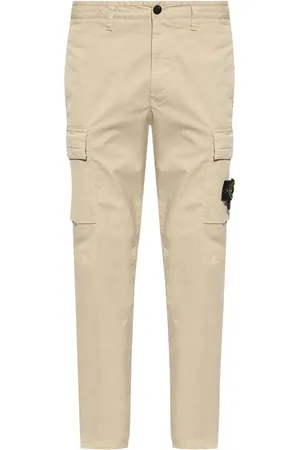 Stone Island Low-waist slim-fit cargo trousers