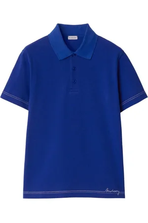 Burberry Logo-embroidered polo shirt