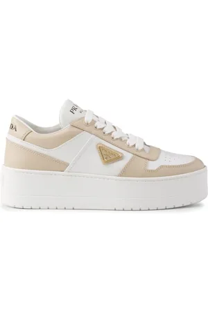 Prada Downtown Bold leather sneakers