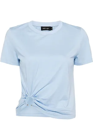 tout a coup Gathered crew-neck T-shirt