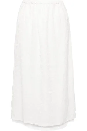 tout a coup Satin midi skirt