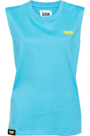 Izzue Graphic-print cotton tank top