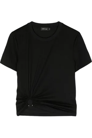 tout a coup Gathered crew-neck T-shirt