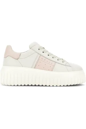 Hogan H-Stripes lace-up leather sneakers
