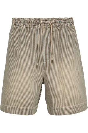 YMC Jay striped deck shorts