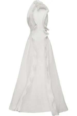 RACHEL GILBERT Sana ruffle-detail flared dress