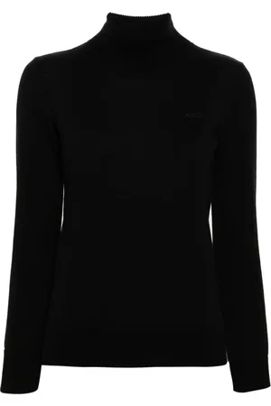 A.P.C. Logo-embroidered wool jumper