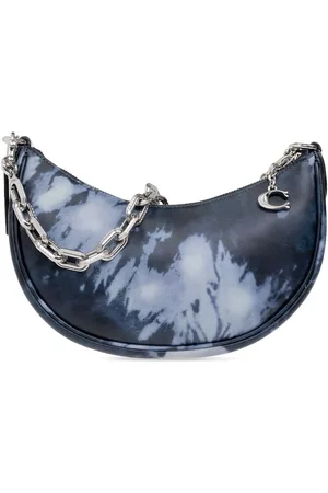 Coach Tie-dye print leather shoulder bag