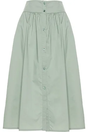 Woolrich Poplin midi skirt