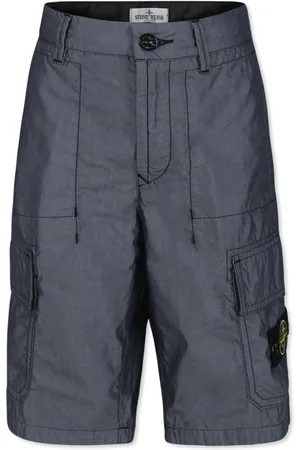 Stone Island Compass patch lightweight shorts