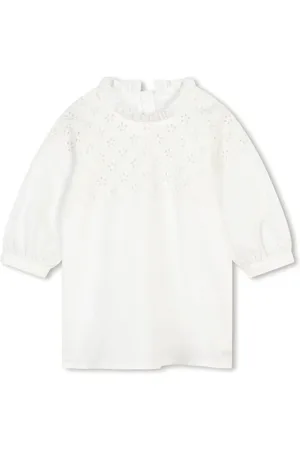 Chloé Broderie anglaise organic cotton dress