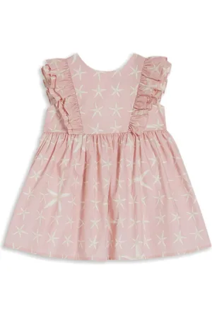 VERSACE Starfish print sleeveless dress