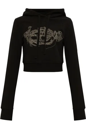 Diesel Logo-print cropped hoodie