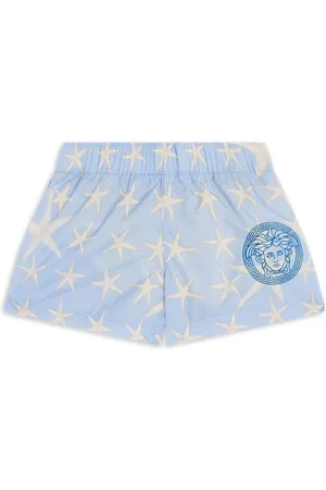 VERSACE Medusa Head starfish print swim shorts