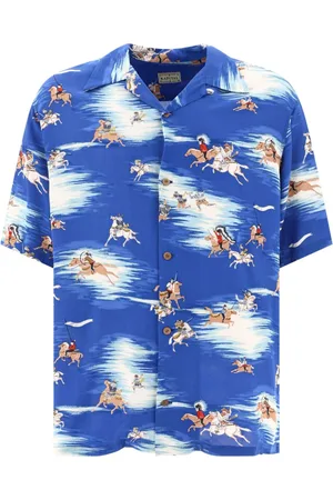 KAPITAL Horse print buttoned shirt