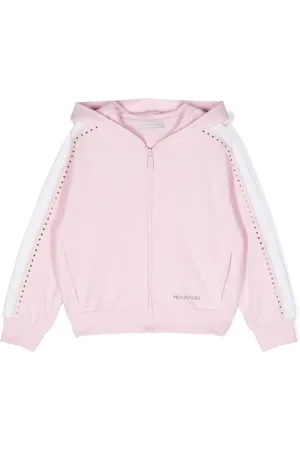 MONNALISA Minnie-print zip-up hoodie