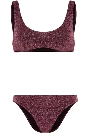 Oseree Lumière lurex bikini set