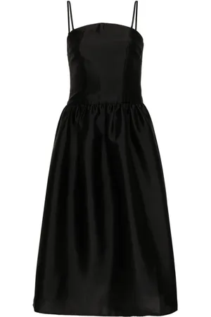 Self-Portrait Taffeta midi dress