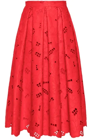 VIVETTA Broderie-anglaise full skirt