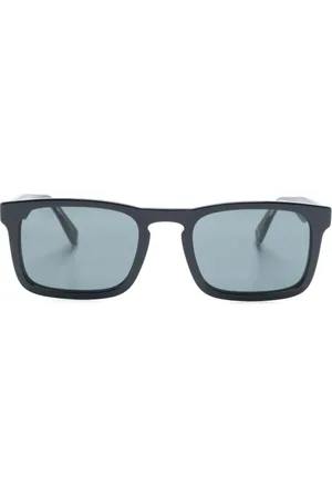 Tommy Hilfiger Stripe-detailing rectangle-frame sunglasses