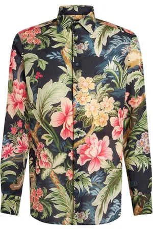 Etro Floral-print cotton shirt