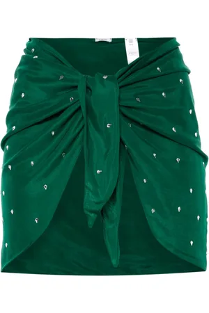 Oseree Crystal-embellished pareo